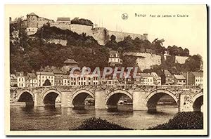 Carte Postale Ancienne Namur Pont De Jambes Et Citadelle