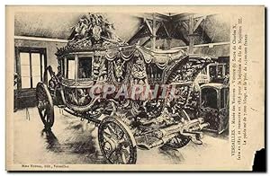 Seller image for Carte Postale Ancienne Versailles Musee De Voitures Voiture Du Sacre De Charles X for sale by CPAPHIL