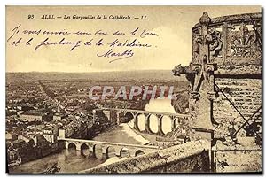 Carte Postale Ancienne Albi Les Gargouilles De La Cathédrale