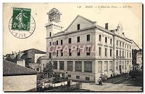 Carte Postale Ancienne Agen L'Hôtel des Postes