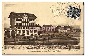 Carte Postale Ancienne Capbreton Pres Hossegor La plage