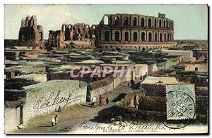 Carte Postale Ancienne El Djem Le Colisee