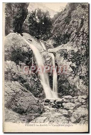 Carte Postale Ancienne Vernet les Bains Cascade des Anglais