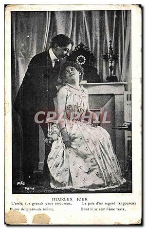 Seller image for Carte Postale Ancienne Heureux Jour Femme for sale by CPAPHIL