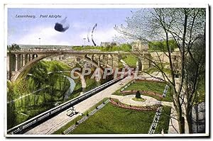 Carte Postale Ancienne Luxembourg Pont Adolphe