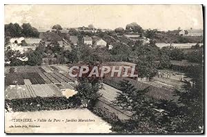 Carte Postale Ancienne Pithiviers Vallée Du Parc Jardins Maraichers