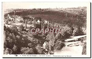 Carte Postale Ancienne Le Pin Panorama sur la Creuse