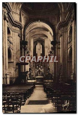 Carte Postale Ancienne Dax Intérieur de la Cathédrale