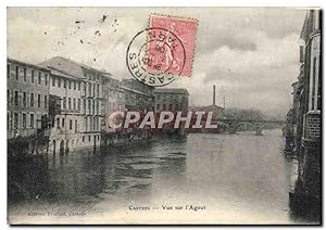 Carte Postale Ancienne Castres vue Sur L'Agout