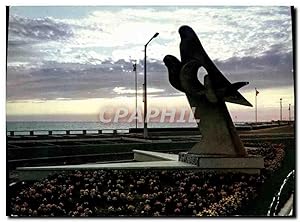 Image du vendeur pour Carte Postale Moderne Saint Jean De Monts Soleil Couchant Sur Les Oiseaux De Mer mis en vente par CPAPHIL