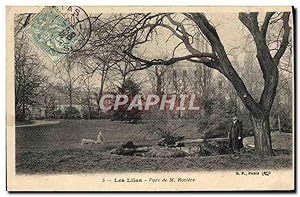 Carte Postale Ancienne Les Lilas Parc de M Roziere