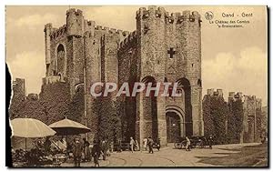 Carte Postale Ancienne Gand Gent Le Château des Comtes