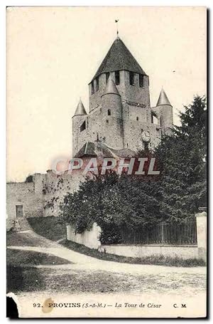 Carte Postale Ancienne Provins La Tour de Cesar