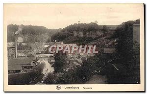 Carte Postale Ancienne Luxembourg Panorama