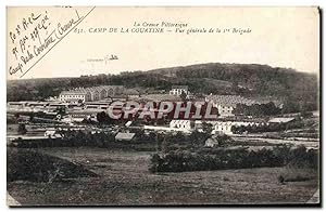 Carte Postale Ancienne Camp De La Courtine vue générale de la 1ere brigade Militaria