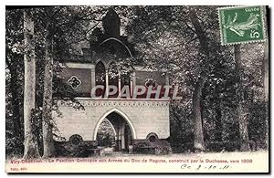 Carte Postale Ancienne Viry Chatillon Le pavillon gothique aux armes du Duc de Raguse