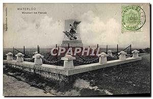 Carte Postale Ancienne Waterloo Monument Des français