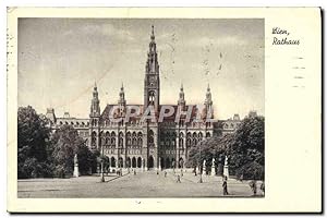 Carte Postale Ancienne Wien Rathaus