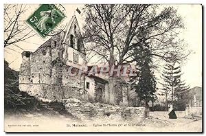 Carte Postale Ancienne Moissac Eglise St Martin