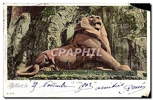Carte Postale Ancienne Belfort Le Le Lion