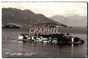Bild des Verkufers fr Carte Postale Moderne Lago Maggiore Isola Bella Isola Madre & Pallenza zum Verkauf von CPAPHIL