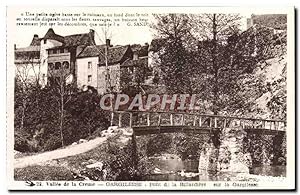 Carte Postale Ancienne Vallée de la Creuse Gargîlesse Pont de la Billardiere