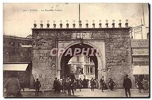 Carte Postale Ancienne Tunis La Porte De France