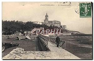 Carte Postale Ancienne Fuenterrabia Ei Desembarcadero