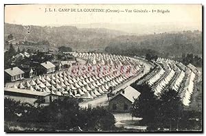 Carte Postale Ancienne Camp De La Courtine vue générale Militaria