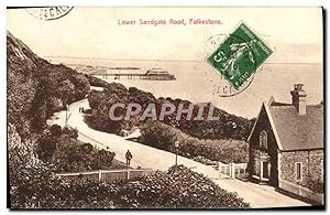 Carte Postale Ancienne Lower Sandgate Road Folkestone