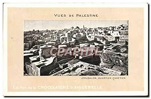 Carte Postale Ancienne vues De Palestine Chocolaterie d'Aiguebelle