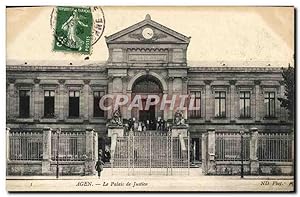 Carte Postale Ancienne Agen Le Palais de Justice