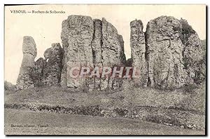 Carte Postale Ancienne Vesoul Rochers De Solbordes