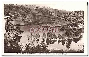 Carte Postale Ancienne Vallée de la Creuse Le Pin La Grande Boucle