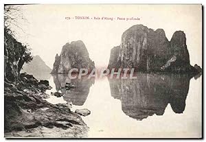 Carte Postale Ancienne Tonkin Baie D'Along Passe Profonde