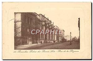 Carte Postale Ancienne Bruxelles Palais Des Beaux Arts Rue De La Regence