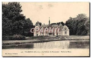 Carte Postale Ancienne Villemeux Le Château de Renancourt Vallée de L'Eure