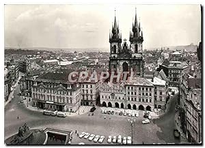 Carte Postale Moderne Praha Old town square and Tyn Church