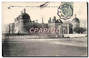 Carte Postale Ancienne Reuilly Château de la Ferte apres l'incendie