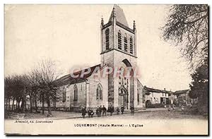 Carte Postale Ancienne Louvemont L'Eglise