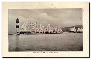 Carte Postale Ancienne The Needles Isel of Wight Phare