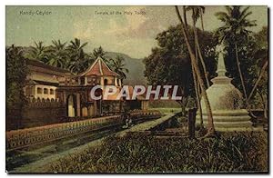 Carte Postale Ancienne Kandy Ceylon Temple of the Holy Tooth