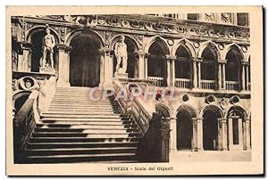 Carte Postale Ancienne Venezia Scala dei Giganti