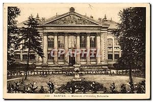 Carte Postale Ancienne Nantes Museum D'Histoire Naturelle