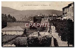 Carte Postale Ancienne Font Arabie Les Remparts