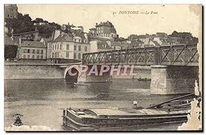 Carte Postale Ancienne Pontoise Le Pont