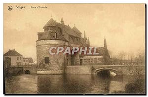 Carte Postale Ancienne Bruges Porte D'Ostende
