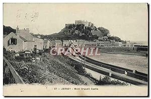 Carte Postale Ancienne Jersey Mont Orgueil Castle