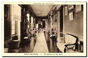 Carte Postale Ancienne Château De Valencay Galerie des bustes