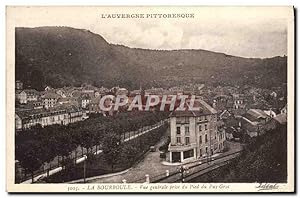 Carte Postale Ancienne La Bourboule vue générale prise du Pied du Puy Gros